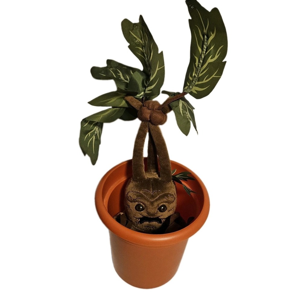 Harry Potter Plant Mandrake Noble Plush Interactive Cries And Shakes Works!